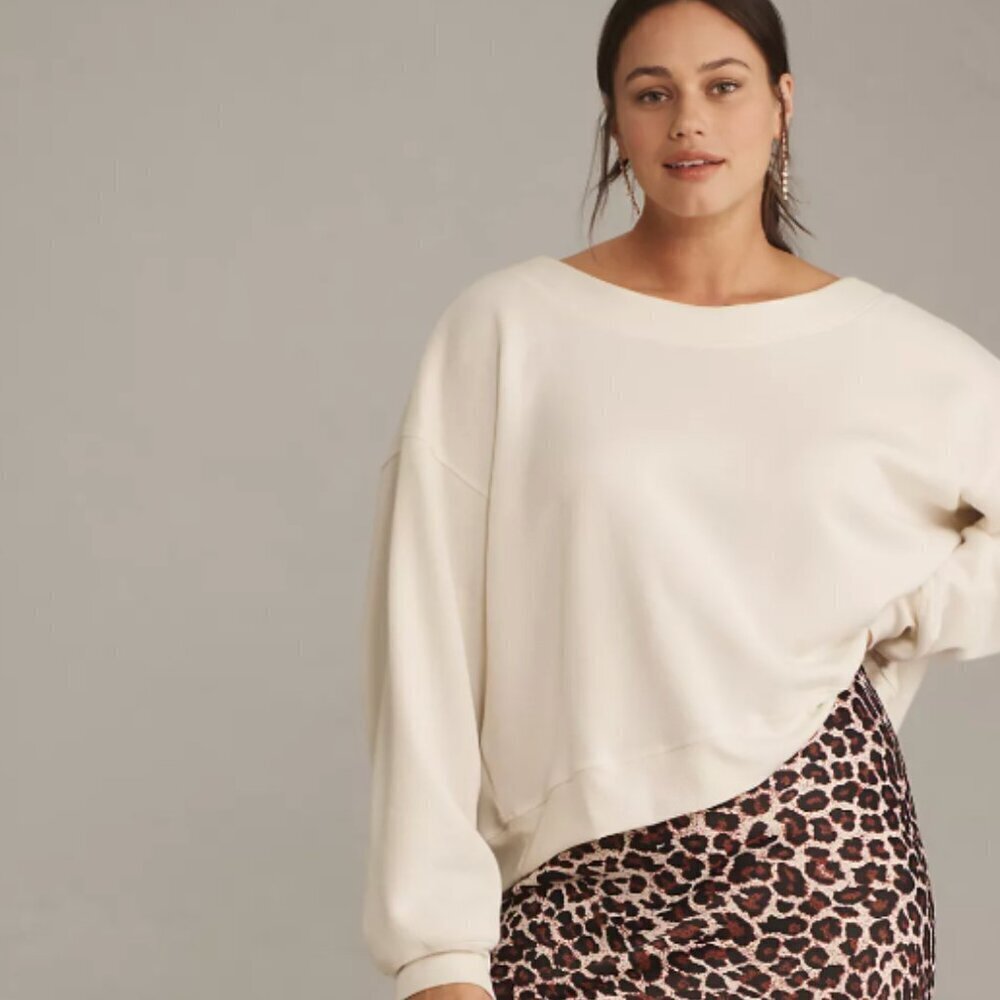 Anthropologie - MAEVE bow - back sweatshirt - SOLD OUT
